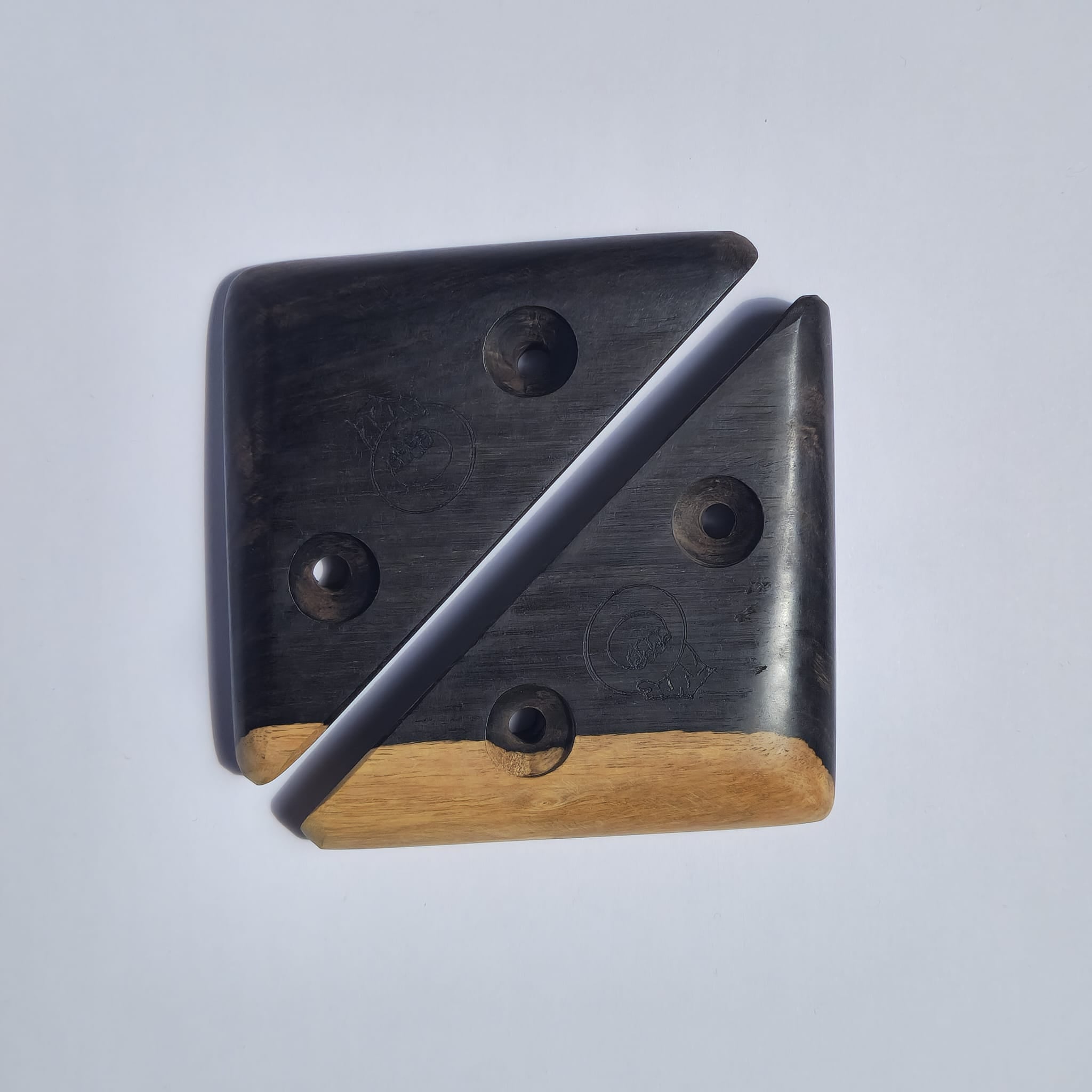 African Blackwood Triangle Crimps